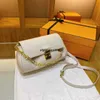 StylisheENDIBAGS L Bag Madeleine BB M45978 Siyah Kadın Tasarımcı Çantalar Kabartmalı Mektuplar S Kilidi Çıkarılabilir Omuz Kayışı Crossbody Moda Klasik Tates