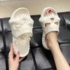 Slippers Summer Women Men Skull Head Thick Platform Home Bathroom Sandals Non Slip Flip Flops Ladies Indoor House 230505