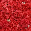 Dekoratif çiçekler güzel yapay çiçek duvarı soluk olmayan gül renksiz panel düğün dekorasyon diy