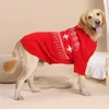 Apparel Hoopet Winter Soft Sweater For Big Dogs Snowflake Warm Pet Clothes Thicken Christmas Party Jacket For Ragdoll Cats Dog Suppliers
