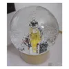 Decorazioni natalizie 2022 Edizione C Classici Golden Snow Globe con per bottiglia all'interno della sfera di cristallo per una speciale novità di compleanno Vip Dh5B0