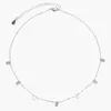 Choker 2023 Simple Bar Polished Dainty Delicate 7 Link Chain Charm Fashion Women Wholesale Jewelry Necklace