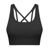 Yoga Outfit ABS LOLI High Support Back Fermeture Sports Bras Femmes Mesh Insert Crop Top Rembourré Push Up Courir Soutien-Gorge D'entraînement