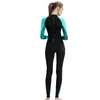 Гростевые категории Drysuits One Piece Zipper Diving Swetuit Женщины с длинным рукавом для серфинга