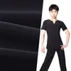 Stage Wear Latin Dance Mens Ballroom Top Camicia a maniche corte in cotone con scollo a V Summer Dancing Practice Abbigliamento T-Shirt Fitness 3424