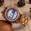 Relógios eletrônicos de madeira para homens e ponteiro Exibir relógio de pulso Luminous Casual Strap Men Watch 2023