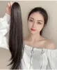 テールロングウェイブストレートクロークリップテールヘアエクステンション合成テールエクステンションヘアテールヘアヘアピース230518