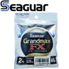 Ligne de tresse SEAGUAR GRAND MAX FX 60M Lignes de pêche 100% FLUOROCARBONE Ligne de pêche 0,65 kg13,0 kg Puissance Résistant à l'usure Bonne transmission de la lumière 230505