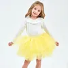 Jupes Mode Filles Tutu Super Fluffy 6 Couches Jupon Princesse Ballet Danse Tutu Jupe Enfants Gâteau Jupe Noël Enfants Vêtements 230504