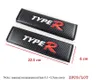 Car Stickers Car Seat Belt Cover Car-Styling Fit For TYPER Honda TYPE R Civic Mugen Accord Hrv Jazz City Acessories Emblems Car Styling