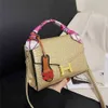 Purse Women's bag 2023 spring new handbag silk scarf bag handbags texture sling single Shoulder Messenger Bag
