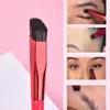 Makeup Brushes 120st/Lot Tetra Eyebrow Brush Multifunktionell Square Stereo concealer Bevellen Portable Appliances Tools HA1916