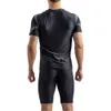 Roupas de mergulho secas 2022 masculino de manga curta de manga curta masculina tamis tamis de proteção contra roupas de banho UV Tops shorts shorts esportes de água snorkeling tops j230505