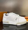 FAVORIT MEN VINTAGE SNEAKERS SKOR KRAMNAD KALF LÄDER Teknisk tyg Abloh Virgil Casual Walking Famous Brand Rubber Lug Sole Party Wedding Trainers EU38-46