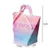 Gift Wrap Creative Wedding Products T-Shaped Handbag European Candy Bag Ribbon Box With Exquisite Bow