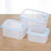 Ensembles de vaisselle 3pcs / pack Conteneurs de stockage de conteneurs Lunch Fruit Box