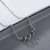 Kedjor Trendiga Twisted Spiral Necklace Fashion Ladies DNA Twist Jewelry Gift 2023