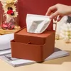 Weefselboxen servetten Noordse stijl multifunctionele plastic weefselbox papertissue case organisator huistafel decor Z0505