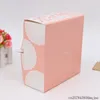 Gift Wrap 100Pcs Cheese Cake Boxes Pink Sushi Hamburger 8 Inch Food Packing Portable Bread Pizza Package 20.5x20.5x6.5cm