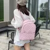 Brand Designer Backpack for Women Diamond Lattice Backpack for Girls Fashion Back Pack LaoDong4173