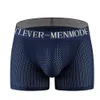 Unterhose CLEVER-MENMODE Sexy Männer Gepolsterte Unterwäsche Mesh Boxer Gesäß Heber Vergrößern Po Push Up Pad Unterhose Penis Pouch Panties 230504