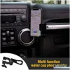 Fordonsvärme cup mtifunktion dricka telefonhållare bolton stativ konsoliator för 2011 jeep wrangler jk jku sahara gnugga obegränsad dhh41