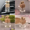 Car Air Freshener Per Bottle Pendant Carstyling Hanging Glass Ornament Diffuser For Essential Oils Drop Delivery Mobiles Motorcycles Dhouz