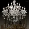 Chandeliers Dining Room Modern Chandelier Crystal Pendant Home Double Layer Nordic Classic Lighting Glass Lamp