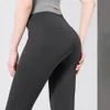 Leggings voor dames Solid Color Hip Lift Yoga Pants Spring en Summer Hoge Taille TAKE BRAAK BRATEN BEHADBAAR BOTE BOWNING BOOTSPROTTEN SPORTEN Oefening Fitness 230505