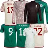 المشجعون نسخة لاعب Mexico Soccer Jerseys 22 2023 2024 National R.Funes Mori A.Vega G.Ochoa S.Gimenez Raul H.Lozano Chicharito K.Aarez