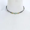 Choker Natural Shell Small Heishi Beads Green AvenTure Blandat halsband 2023Summer Classic Versatile Beach Neck Accessories Vacation Gift