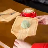 Plates Small Wooden Plate Baking Cake Dessert Pizza Tray Set Dishes Sushi Rectangular Commercial Snack