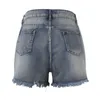 Dames shorts Summer Denim Shorts vrouwen High Tailed Plus Size High Tailed Stretch Summer Jean Causal Shorts Wide Legs Female Denim Jeans Z0505