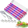 5PCS Phytolamp LED Grow Light 85-265VフルスペクトルLEDチューブバーランプ植物用8W 30cmの栽培テントグリーンハウスの花