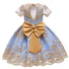 Girl Dresses Girl's Flower Girls Dress for Wedding and Party Children Costume Kids Princess Vestido 4 5 6 7 8 10 10 år