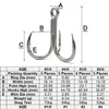 Fiskekrokar Big Game 4X #6 #50 Antirust Treble Hook Super Sharp Triple Anchor Hooks For Sea Trolling Fishing Saltwater Lure Fishhooks 230505