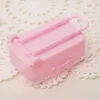 Present Wrap Clear Mini Rolling Travel Suitcase Candy Box Wedding Favors Party Reception Chocolate Bag LX1979