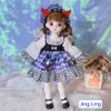 Plush Dolls 12 Doll With Clothes for Dids Toys Girls 6 to 10 Years 16 Clothes for bjd Dolls Dollhouse Accessories 230504