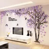 Wallpapers Quality Acrylic Wall Stickers For Living Room Bedroom Decor Background Wallpaper Decals 3D Posters Wallstickers DIY Wedding Gift 230505