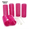 Saç silindirleri 18pcs/set 20mm plastik diş saç silindiri sabit pimler ile saç havası