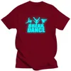 Camisetas de alta calidad para hombre, camiseta de manga corta con estampado de Break Dance, camiseta informal de verano con cuello redondo para hombre, camiseta luminosa