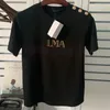 Camiseta masculina de verão com estampa de letra manga curta alta qualidade moda casais algodão camiseta polo 4 cores tamanho S-2XL