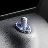 Aggiornamento 4 pezzi bulloni porta auto porta perno serratura copertura diamante decorazione automatica finiture anello adesivo per Mercedes-Benz Classe C C200l Glc260 C260l