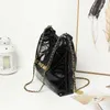 Cheap Purses on sale Xiangnanma Garbage Bag Autumn and Winter New Real Cowhide Chain Personalized Letter Water Bucket Light Luxury Women's