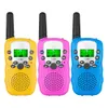Toy Walkie Talkies 2PCS Mini Kids Walkie Talkie Handheld Transceiver 6KM Receiver Two Way Radio WalkieTalkie Radio Comunicador Toys For Boys Girls 230504
