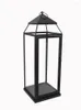 Candle Holders Halloween Black Decor Holder Long Glass Weddings Living Room Vintage Nordic Bougeoir Decorative Lantern ZP5