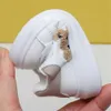 Athletic Outdoor First Walkers Autumn Baby Shoes Leather Toddler Boys Girls Sneakers Söta Bear Soft Sole White Tennis Fashion Little Kids 1525 221011