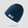 Beanies Beanie/Skull Caps Womens Hat Knitted Women's Winter Hats Keep Warm In Autumn And Suitable For Round Faces Small Piles Of