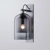 Vägglampa modern stil vintage blå ljus industriell VVS LED Hexagonal Bedroom Decor Bunk Bed Lights Long Sconces