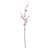 Decorative Flowers Artificial Plum Blossom Chinese Style Small Winter Flower Living Room Decoration Silk Branch